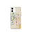 Custom Memphis Tennessee Map iPhone 12 mini Phone Case in Woodblock