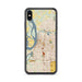 Custom Memphis Tennessee Map Phone Case in Woodblock