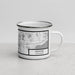 Right View Custom Menifee California Map Enamel Mug in Classic