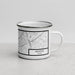 Right View Custom Mentor Ohio Map Enamel Mug in Classic