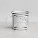 Left View Custom Merced California Map Enamel Mug in Classic