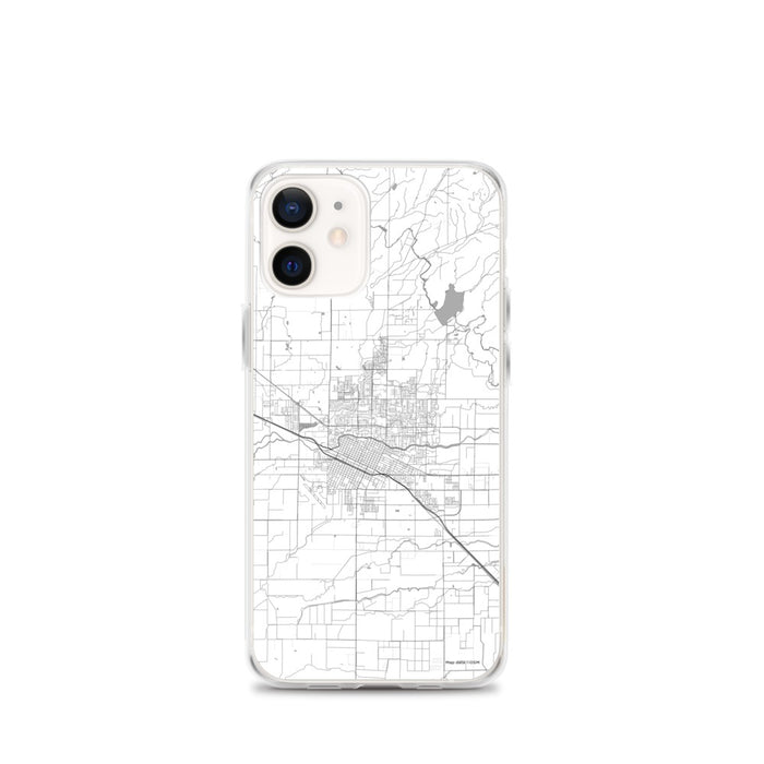 Custom Merced California Map iPhone 12 mini Phone Case in Classic