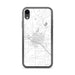 Custom Merced California Map Phone Case in Classic