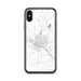 Custom Merced California Map Phone Case in Classic