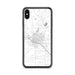 Custom Merced California Map Phone Case in Classic