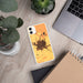 Custom Merced California Map Phone Case in Ember