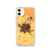 Custom Merced California Map Phone Case in Ember