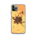 Custom Merced California Map Phone Case in Ember