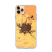 Custom Merced California Map Phone Case in Ember