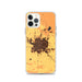 Custom Merced California Map iPhone 12 Pro Phone Case in Ember