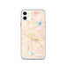Custom Merced California Map Phone Case in Watercolor