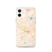 Custom Merced California Map iPhone 12 Phone Case in Watercolor