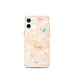 Custom Merced California Map iPhone 12 mini Phone Case in Watercolor