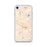 Custom Merced California Map iPhone SE Phone Case in Watercolor