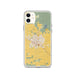 Custom Merced California Map Phone Case in Woodblock
