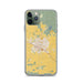 Custom Merced California Map Phone Case in Woodblock