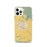 Custom Merced California Map iPhone 12 Pro Phone Case in Woodblock