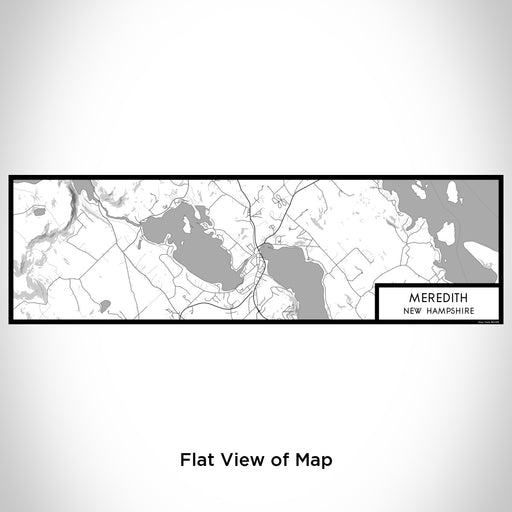Flat View of Map Custom Meredith New Hampshire Map Enamel Mug in Classic