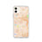 Custom Meriden Connecticut Map Phone Case in Watercolor
