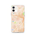 Custom Meriden Connecticut Map iPhone 12 Phone Case in Watercolor