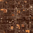 Meridian Idaho Map Print in Ember Style Zoomed In Close Up Showing Details
