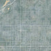 Mesa Arizona Map Print in Afternoon Style Zoomed In Close Up Showing Details