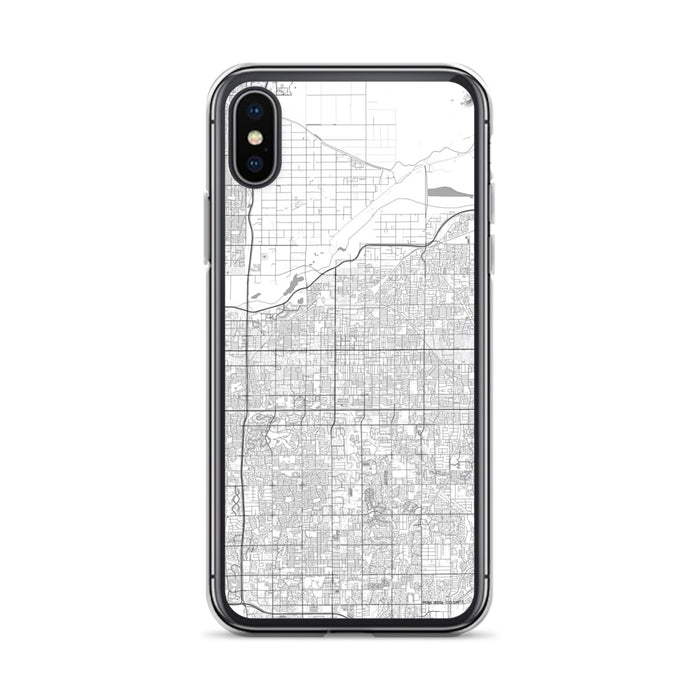Custom Mesa Arizona Map Phone Case in Classic