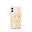 Custom Mesa Arizona Map iPhone 12 mini Phone Case in Watercolor
