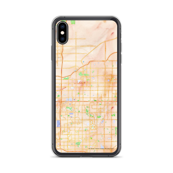 Custom Mesa Arizona Map Phone Case in Watercolor