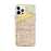 Custom Mesa Arizona Map iPhone 12 Pro Max Phone Case in Woodblock