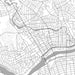 Methuen Massachusetts Map Print in Classic Style Zoomed In Close Up Showing Details