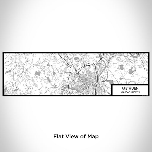 Flat View of Map Custom Methuen Massachusetts Map Enamel Mug in Classic