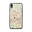 Custom iPhone XR Methuen Massachusetts Map Phone Case in Woodblock