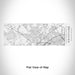 Rendered View of Metuchen New Jersey Map Engraving on 10oz Stainless Steel Insulated Cup with Sliding Lid in White