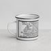 Left View Custom Miami Florida Map Enamel Mug in Classic
