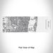 Rendered View of Miami Florida Map Engraving on 10oz Stainless Steel Insulated Cup with Sliding Lid in White