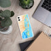 Custom Miami Florida Map Phone Case in Watercolor