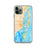 Custom Miami Florida Map Phone Case in Watercolor