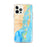 Custom Miami Florida Map iPhone 12 Pro Max Phone Case in Watercolor
