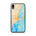 Custom Miami Florida Map Phone Case in Watercolor