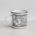 Left View Custom Miami Gardens Florida Map Enamel Mug in Classic