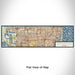 Flat View of Map Custom Miami Gardens Florida Map Enamel Mug in Woodblock