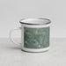 Left View Custom Miamisburg Ohio Map Enamel Mug in Afternoon