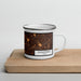 Right View Custom Miamisburg Ohio Map Enamel Mug in Ember
