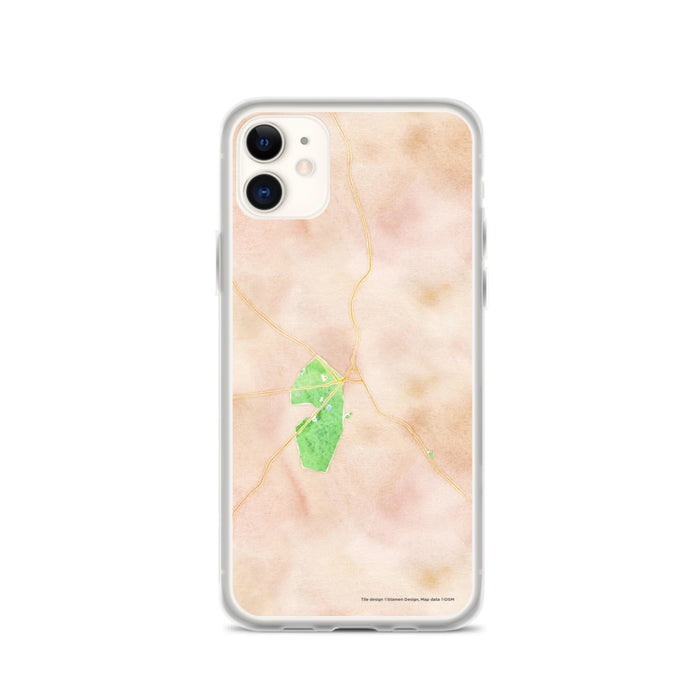 Custom Middlebury Vermont Map Phone Case in Watercolor