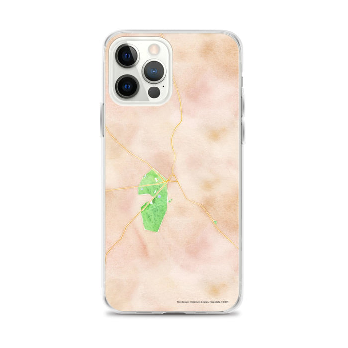 Custom Middlebury Vermont Map iPhone 12 Pro Max Phone Case in Watercolor