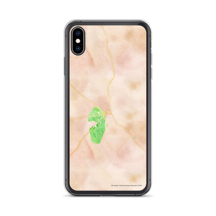 Custom Middlebury Vermont Map Phone Case in Watercolor