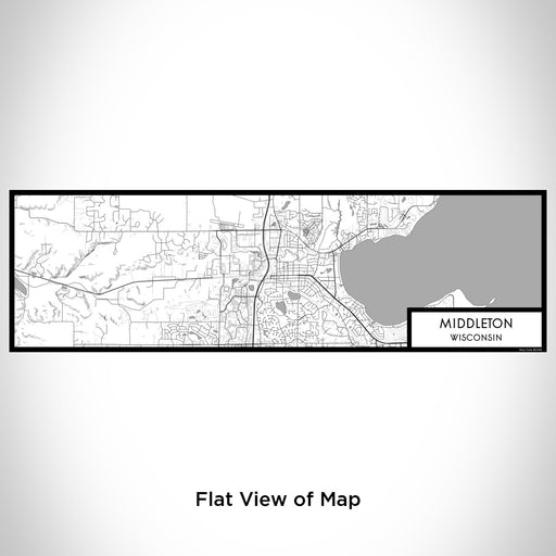Flat View of Map Custom Middleton Wisconsin Map Enamel Mug in Classic