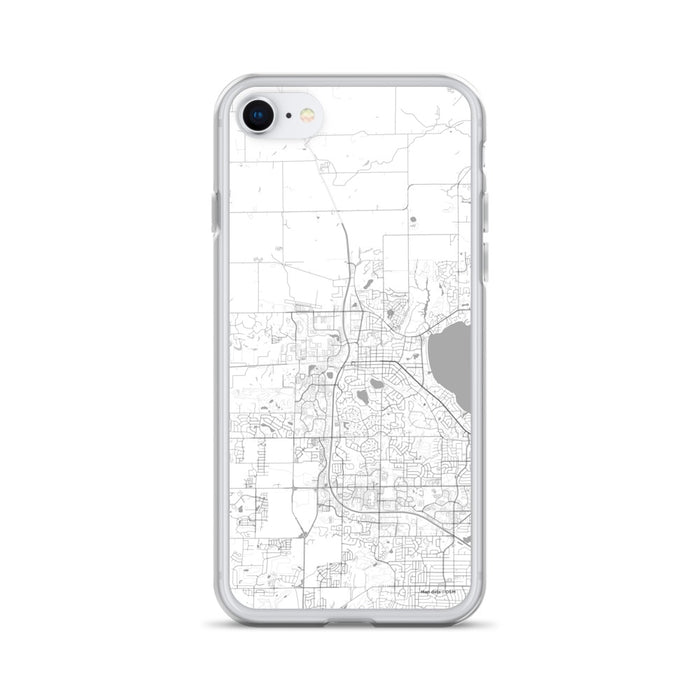 Custom iPhone SE Middleton Wisconsin Map Phone Case in Classic