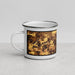 Left View Custom Middleton Wisconsin Map Enamel Mug in Ember